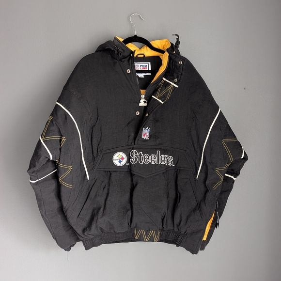 Pro line authentic starter jacket Pittsburgh Steelers size XL vintage 29x38 x29
